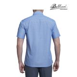Áo sơ mi nam ngắn tay cao cấp BELLUNI vải sợi chuối - ABN.BAN.BE 237 B5