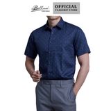 Áo sơ mi nam ngắn tay cotton cao cấp BELLUNI - ANL.CM.BE 3 B1