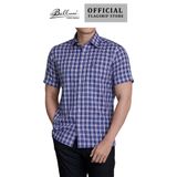 Áo sơ mi nam ngắn tay BELLUNI vải sợi dừa - ABN.CCP.BE 256 B1