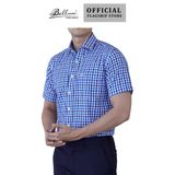 Áo sơ mi nam ngắn tay BELLUNI vải sợi dừa - ABN.CCP.BE 253 B2