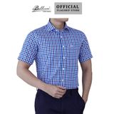 Áo sơ mi nam ngắn tay BELLUNI vải sợi dừa - ABN.CCP.BE 253 B2