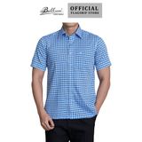 Áo sơ mi nam ngắn tay BELLUNI vải sợi dừa - ABN.CCP.BE 256 B3
