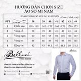 Áo sơ mi nam dài tay cao cấp BELLUNI vải sợi dừa - ABD.CCP.BE 190 B1