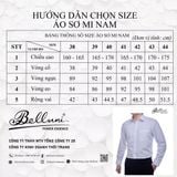 Áo sơ mi nam dài tay cao cấp BELLUNI vải sợi chuối - ABD.BAN.BE 183 B1
