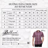 Áo sơ mi nam ngắn tay cao cấp BELLUNI vải sợi tre - ABN.BPS.BE 266 BL2