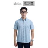 Áo Sơ mi nam ngắn tay cao cấp BELLUNI vải sợi lá - ABN.LP.BE 306
