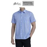 Áo sơ mi nam ngắn tay BELLUNI vải sợi dừa - ABN.CCP.BE 268