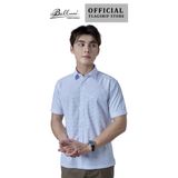 Áo Sơ mi nam ngắn tay cao cấp BELLUNI vải sợi lá - ABN.LP.BE 295