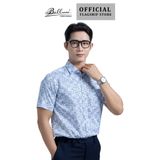 Áo sơ mi nam ngắn tay cotton cao cấp BELLUNI - ANL.CM.BE 8