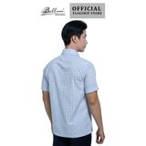 Áo Sơ mi nam ngắn tay cao cấp BELLUNI vải sợi lá - ABN.LP.BE 308