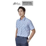Áo Sơ mi nam ngắn tay cao cấp BELLUNI vải sợi lá - ABN.LP.BE 295