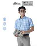 Áo sơ mi nam ngắn tay cao cấp BELLUNI vải sợi tre - ABN.BPS.BE 286