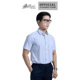 Áo Sơ mi nam ngắn tay cao cấp BELLUNI vải sợi lá - ABN.LP.BE 306