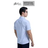Áo Sơ mi nam ngắn tay cao cấp BELLUNI vải sợi lá - ABN.LP.BE 306