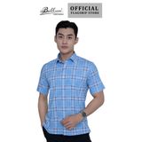 Áo sơ mi nam ngắn tay cao cấp BELLUNI vải sợi ngãi cứu - ABN.MGPS.BE 300