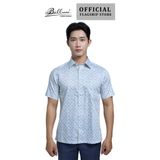 Áo sơ mi nam ngắn tay cotton cao cấp BELLUNI - ANL.CM.BE 9