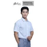 Áo Sơ mi nam ngắn tay cao cấp BELLUNI vải sợi lá - ABN.LP.BE 310