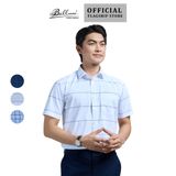 Áo sơ mi nam ngắn tay cao cấp BELLUNI vải sợi ngãi cứu - ABN.MGPS.BE 300