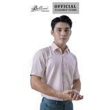 Áo sơ mi nam ngắn tay BELLUNI vải sợi sồi thoải mái thanh lịch - ABN.PML.BE 294