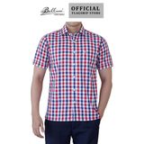 Áo sơ mi nam ngắn tay BELLUNI vải sợi dừa - ABN.CCP.BE 251 R3