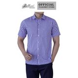 Áo sơ mi nam ngắn tay BELLUNI vải sợi dừa - ABN.CCP.BE 253 V4