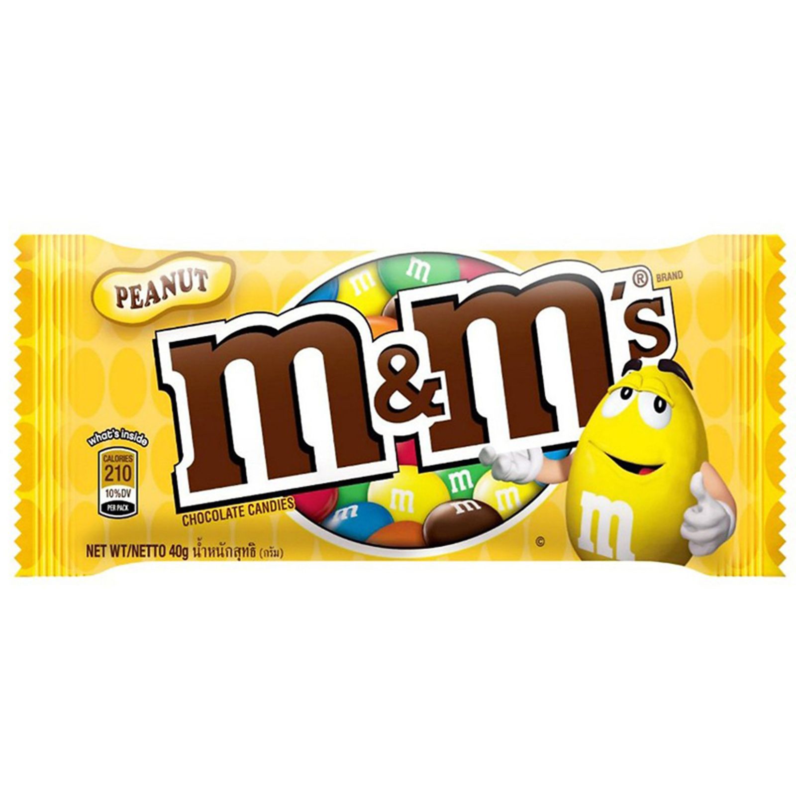 Kẹo chocolate đậu phộng M&M gói 37g