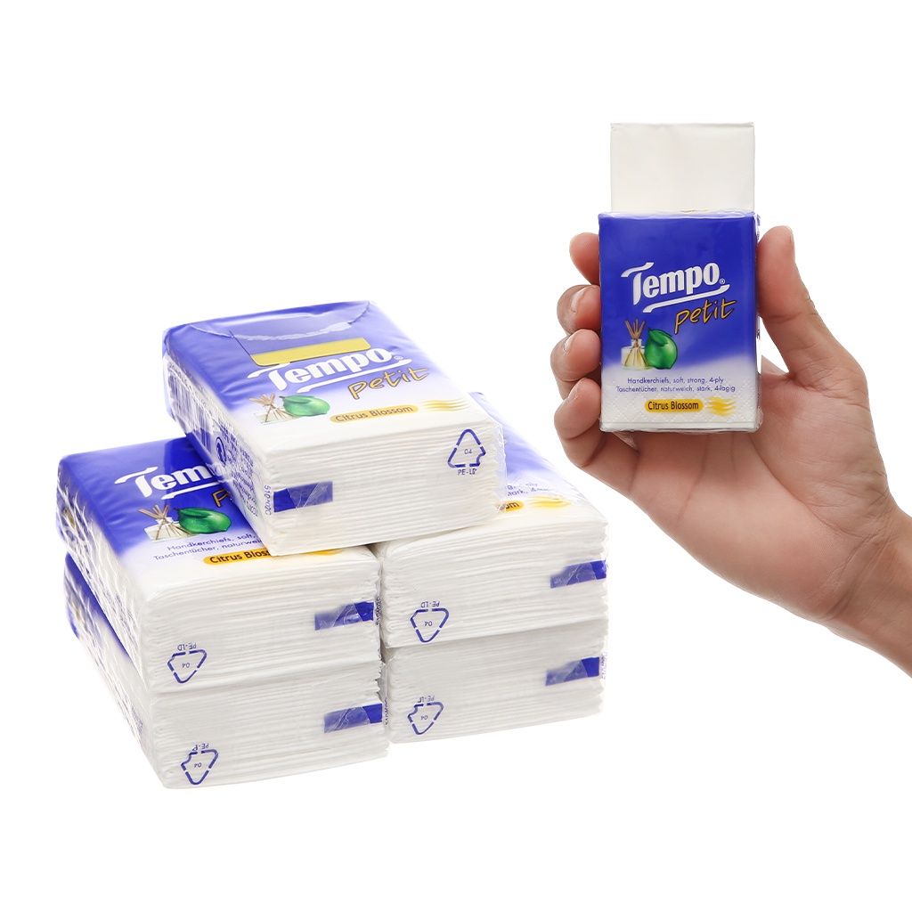 Khăn giấy Tempo Icy mentol 1 gói