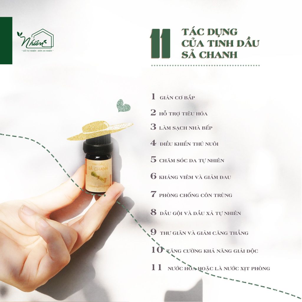 Tinh Dầu Sả Chanh