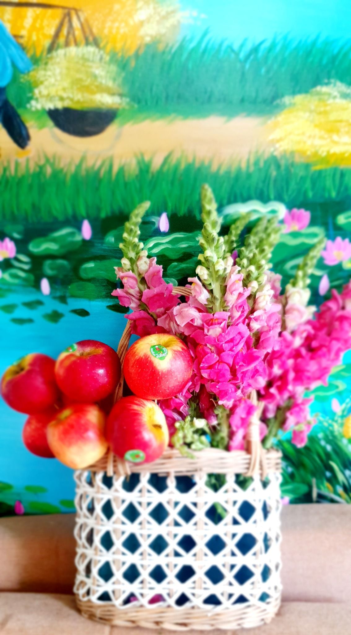 Giỏ hoa quả hữu cơ nhập khẩu 13
