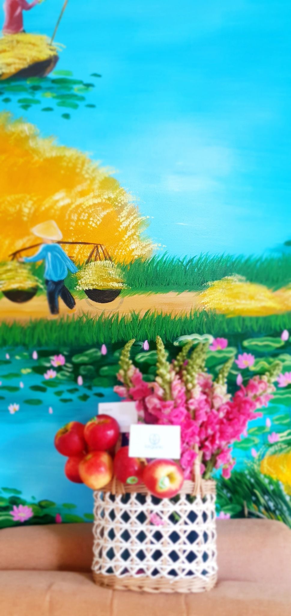 Giỏ hoa quả hữu cơ nhập khẩu 13