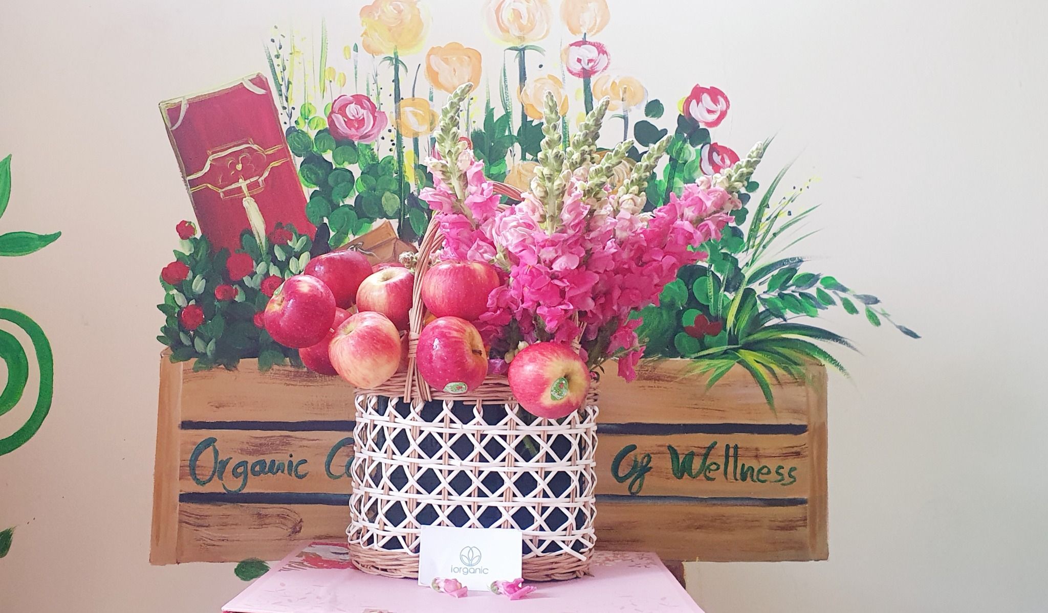 Giỏ hoa quả hữu cơ nhập khẩu 13