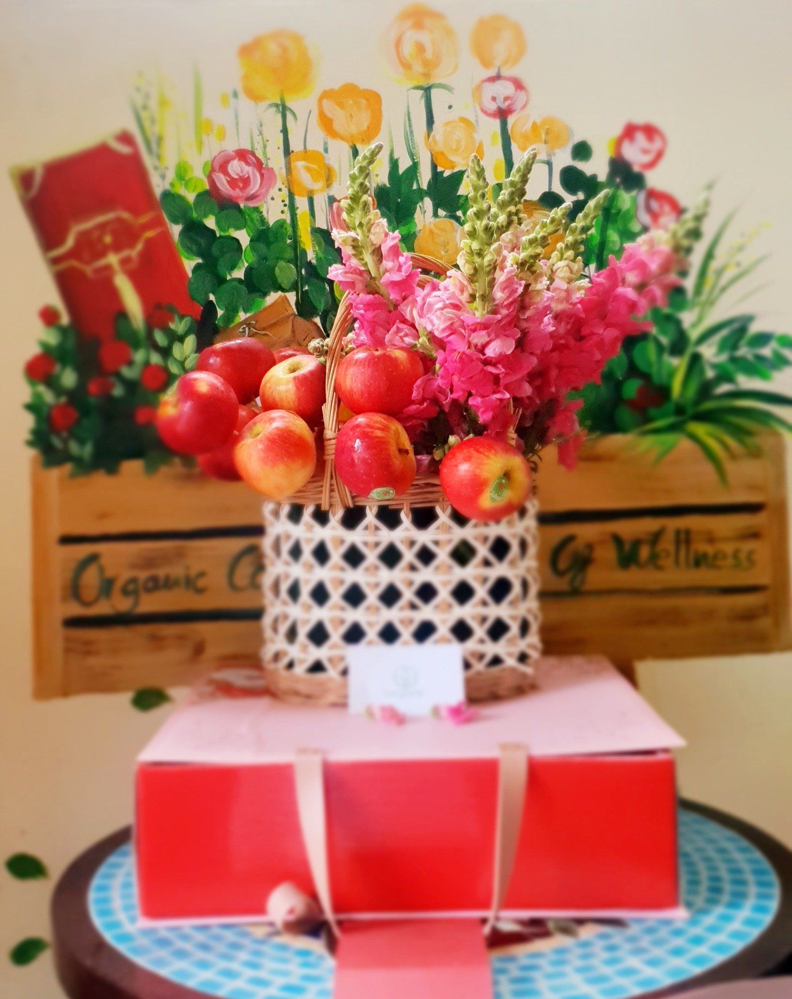 Giỏ hoa quả hữu cơ nhập khẩu 13