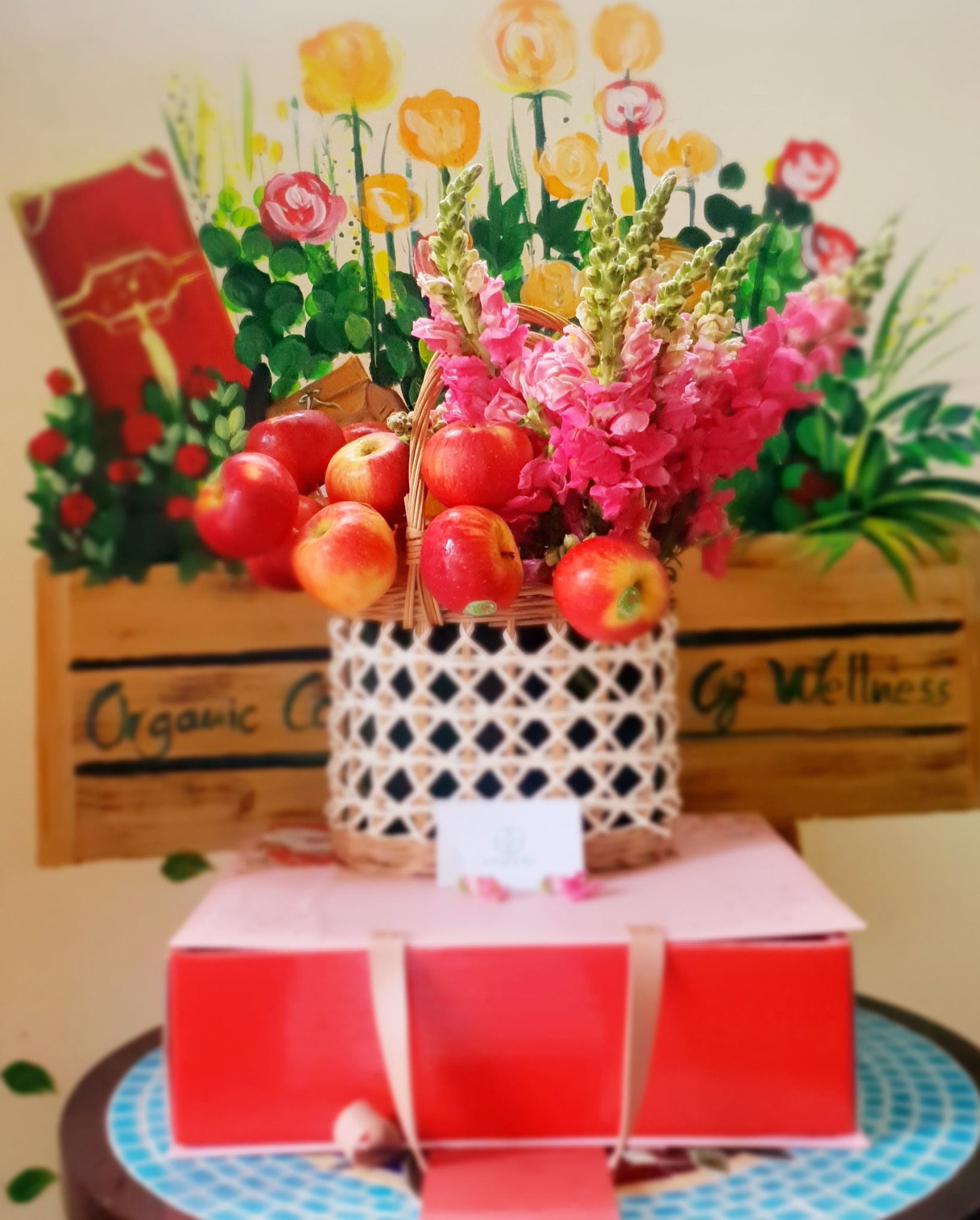 Giỏ hoa quả hữu cơ nhập khẩu 13