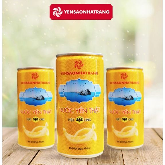 Nước yến thật Yến Sáo Nha Trang lon 190ml