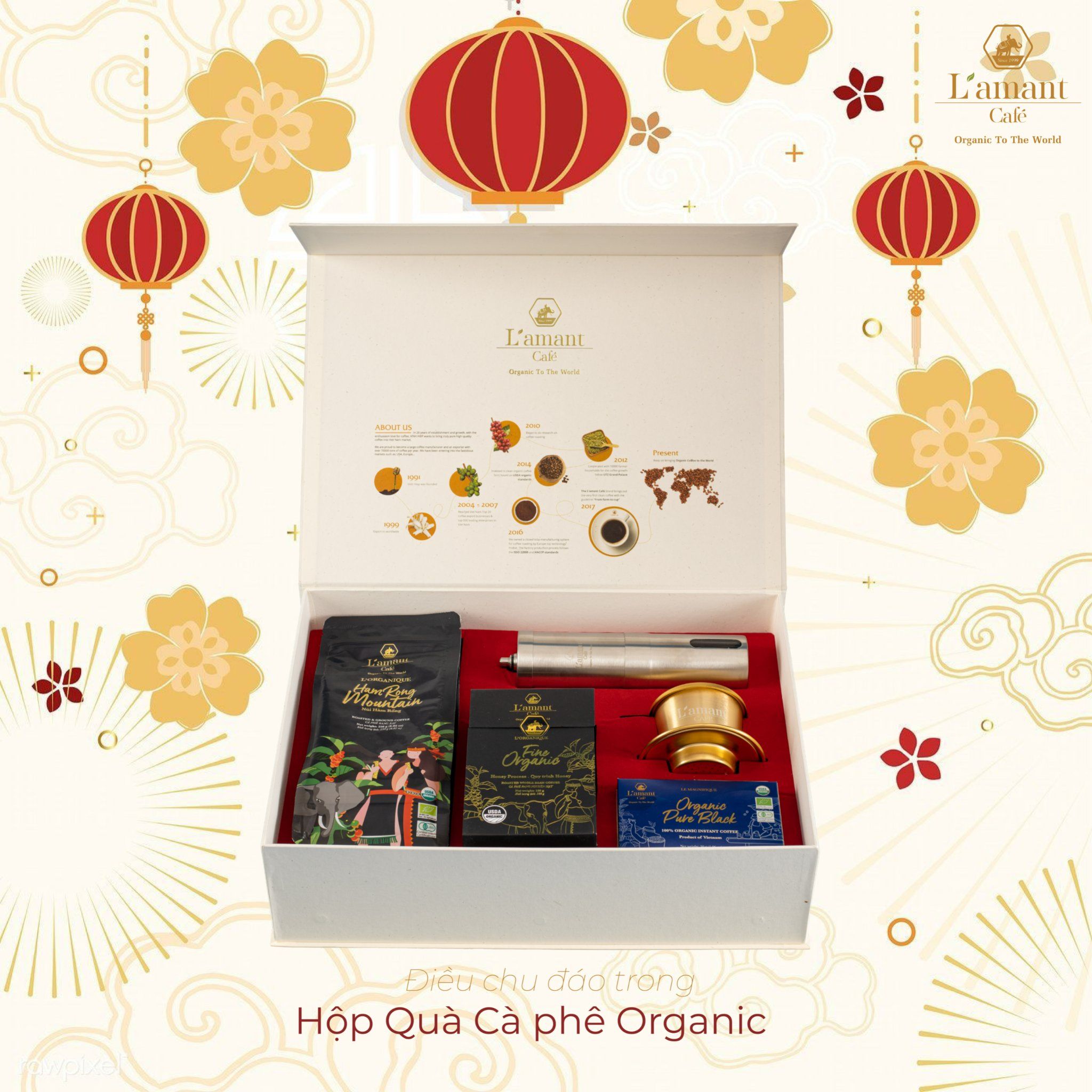 Hộp Quà Organic - Cafe L'amant