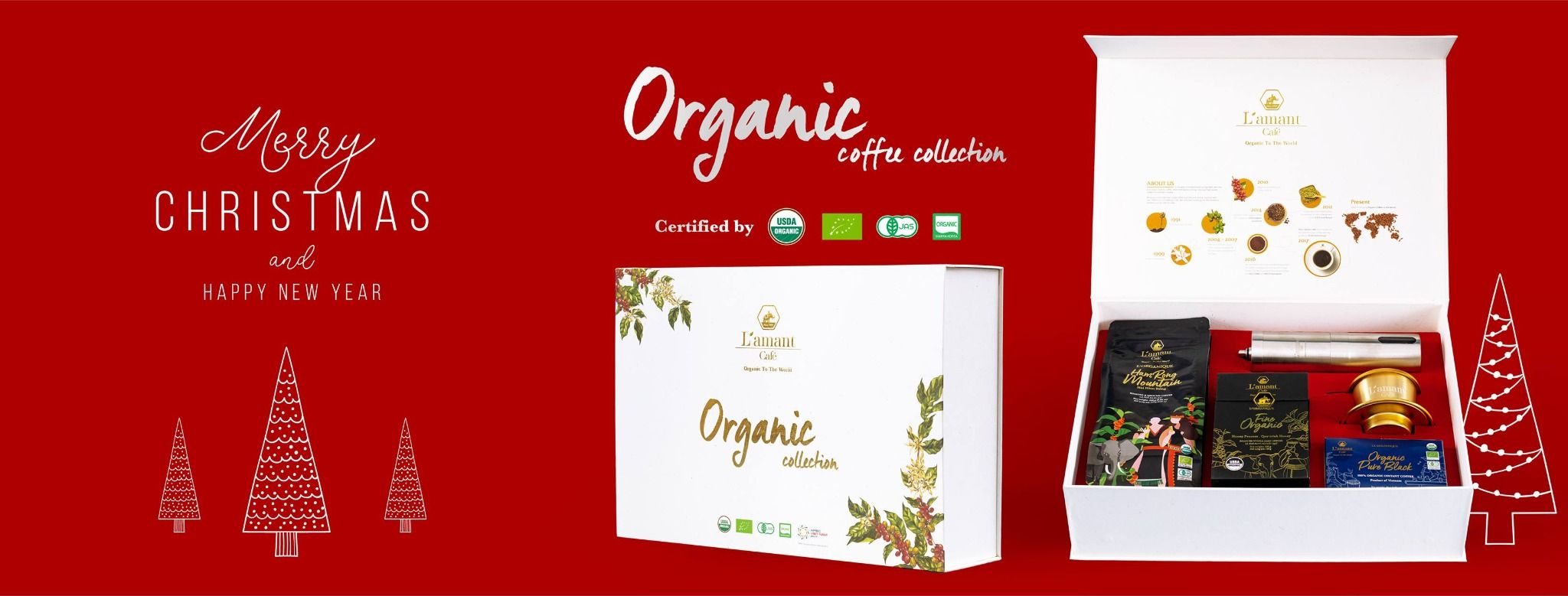 Hộp Quà Organic - Cafe L'amant