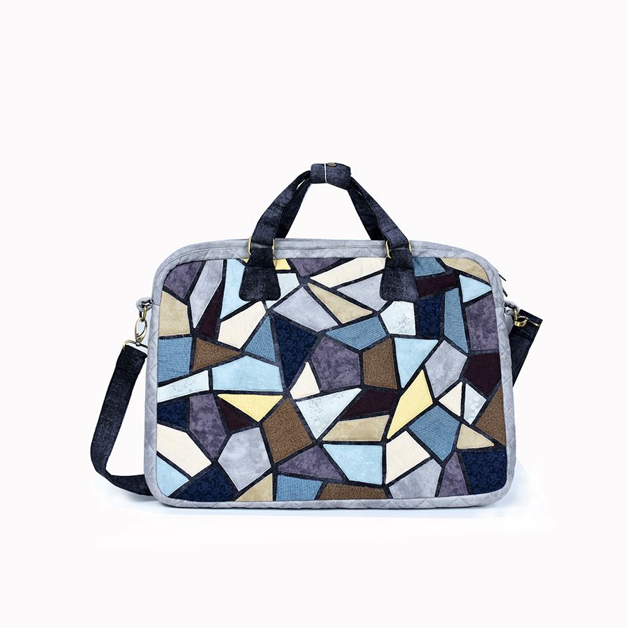 Túi quilt laptop ghép tam giác 13″ Và 15″