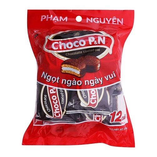Bánh Choco PN Phạm Nguyên gói 216g