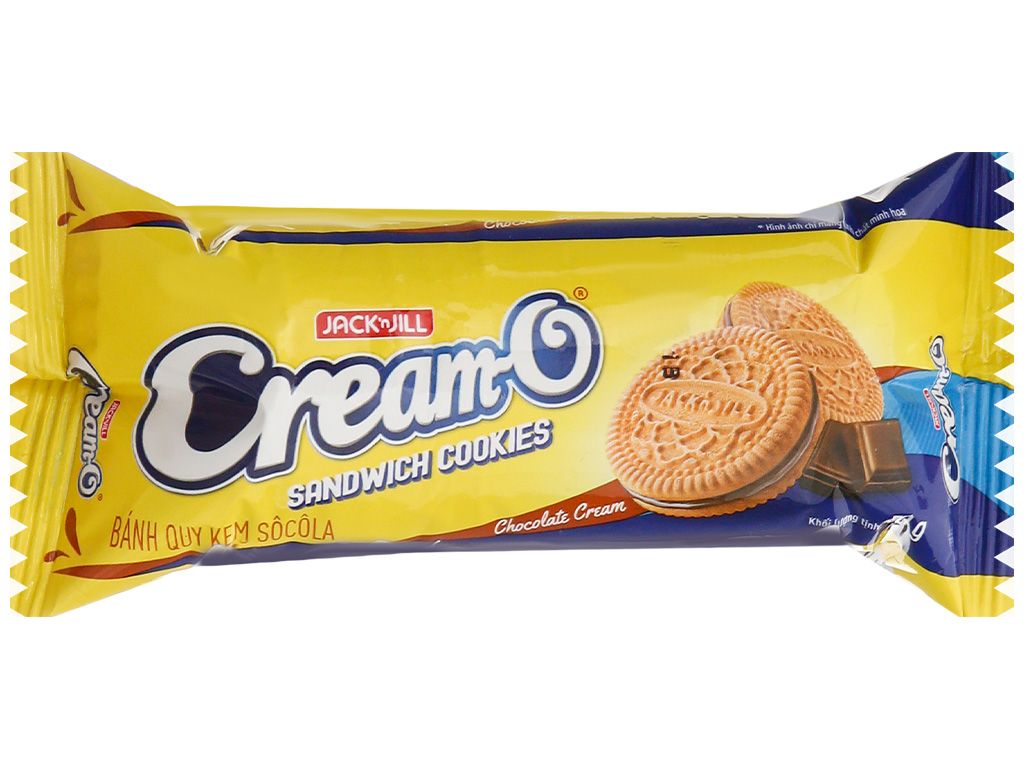 Bánh Cream-o kem socola 54g . Vàng