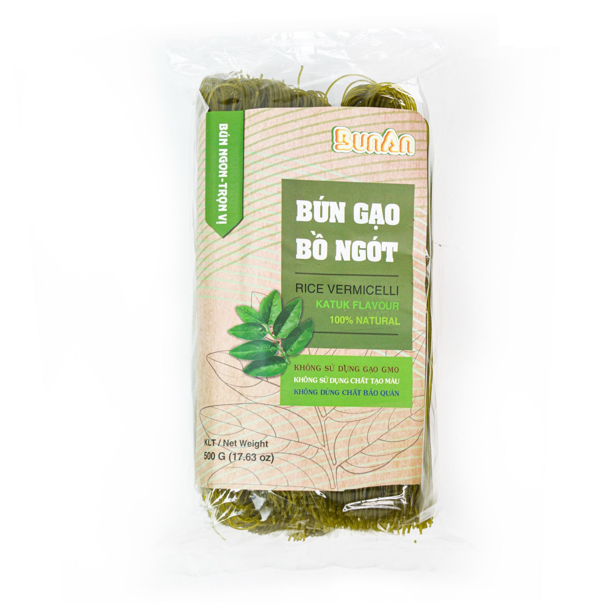 Bún gạo bồ ngót Bún An gói 500g
