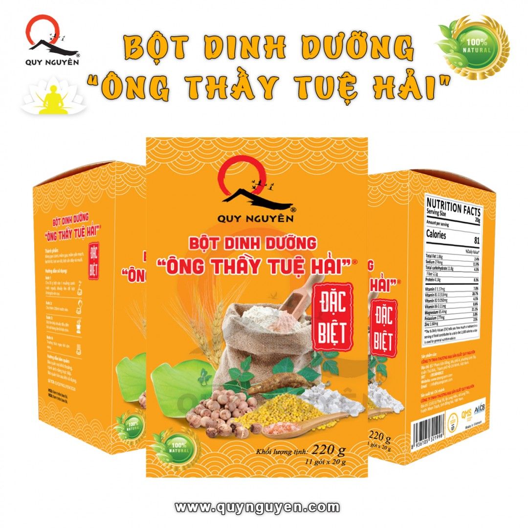 Bột Dinh Dưỡng “Ông Thầy Tuệ Hải” đặc biệt 220g (11 gói x 20g)
