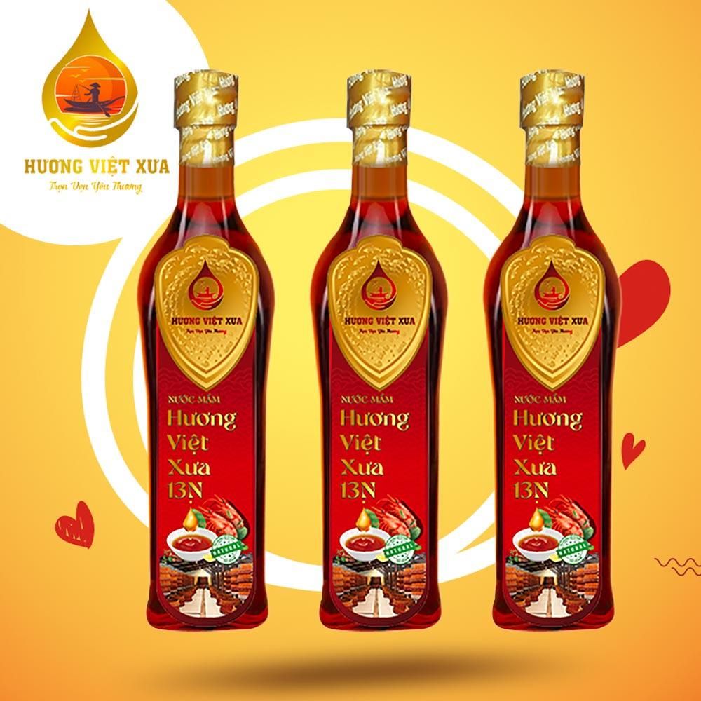 Nuoc mam huong viet xua 750 ml 13 do
