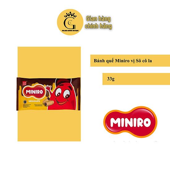 BÁNH CHOCOLATE MINIRO 33g INDONESIA