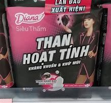 Băng vệ sinh Diana siêu thấm than hoạt tính 8 miếng