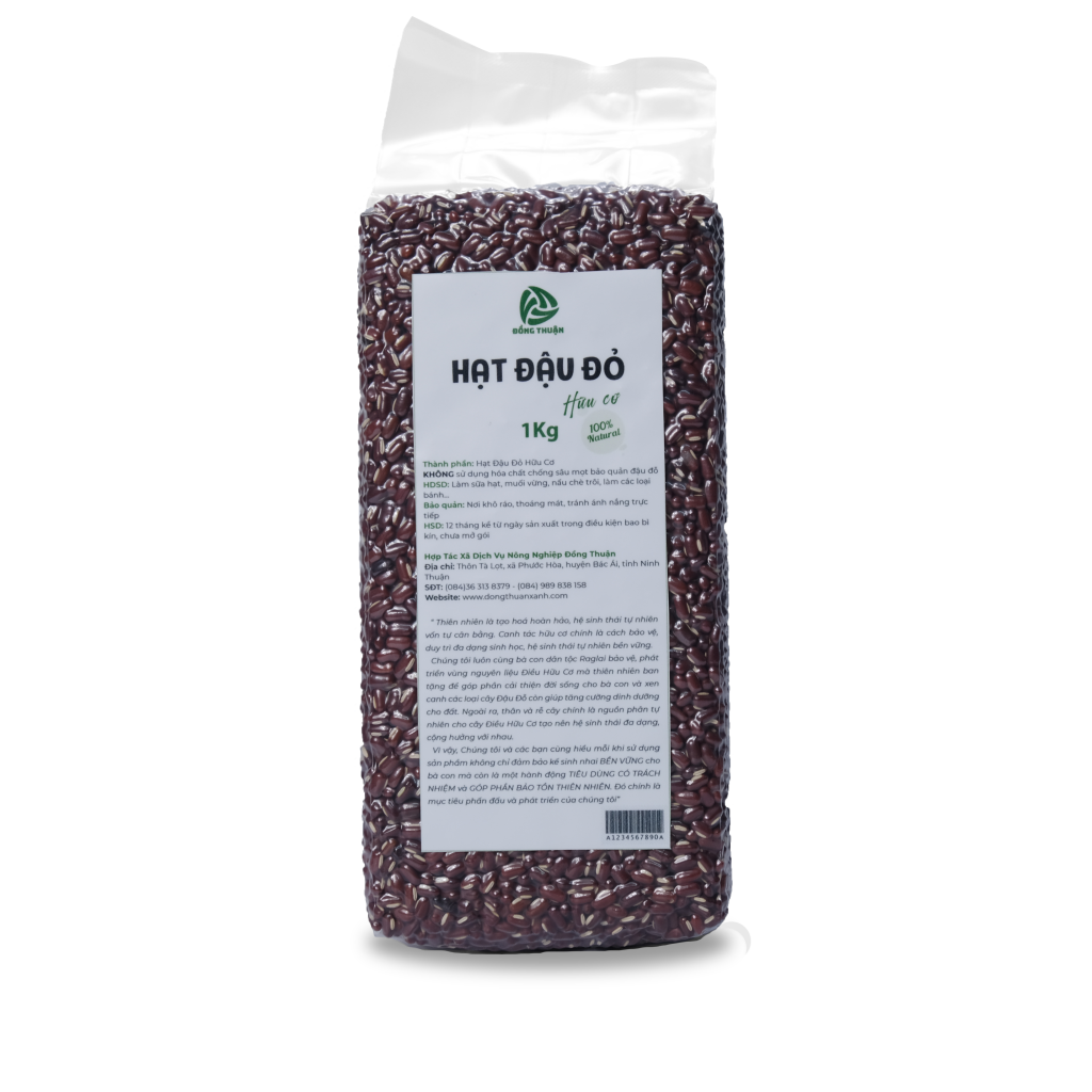 Đậu đỏ hữu cơ – túi 1kg