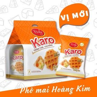 Bánh Karo vị phô mai hoàng kim 156g ( 26g x 6 gói)