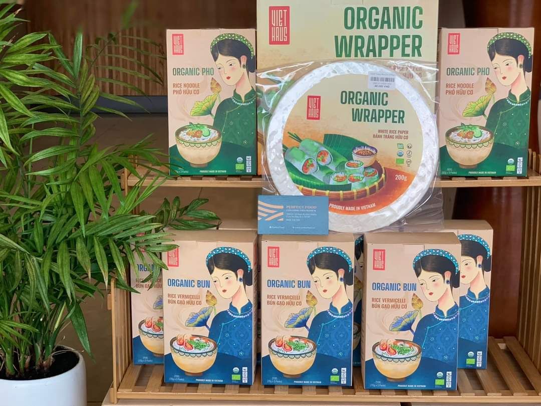 Bún gạo hữu cơ Viet Haus hộp 210g