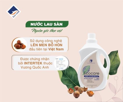 Nước lau sàn Hữu cơ Bồ hòn tinh dầu Quế