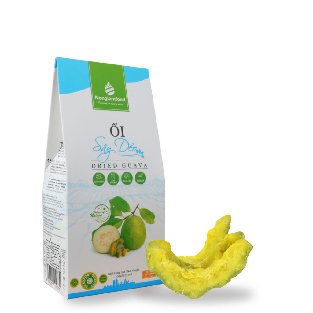 Ổi sấy dẻo Nonglamfood hộp100g