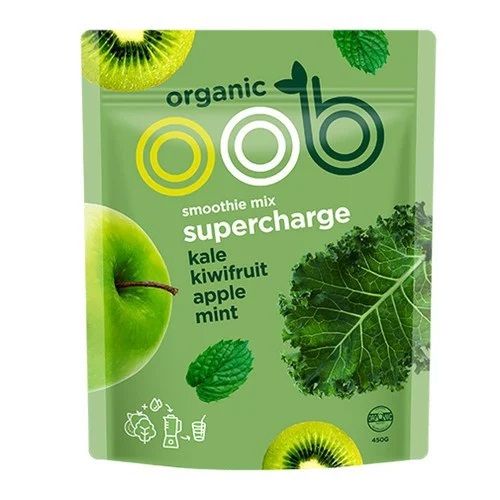 Hỗn Hợp Táo, Kiwi Và Cải Xoăn Hữu Cơ Đông Lạnh OOB - 450g